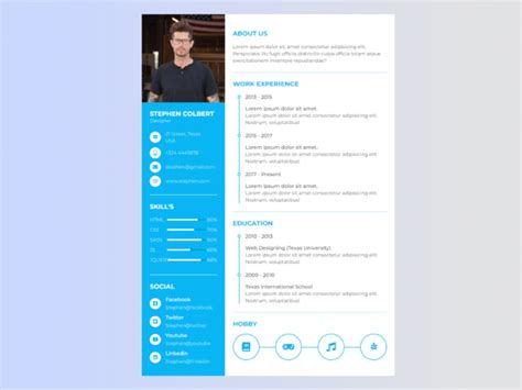 Image result for Resume in HTML