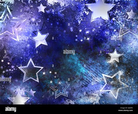 space blue background with stars Stock Photo - Alamy