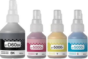 Hrc Ink Compatible for BT6000Bk / BT5000 DCP T310 Black + Tri Color ...