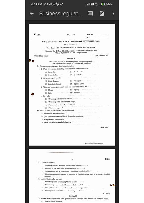 2009 BRF - Question paper - B.com finance and taxition - Studocu