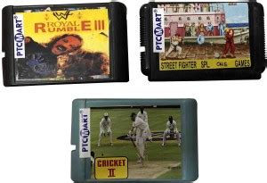 PTCMart 16 Bit Video Game Cassettes Games Including sega royal rumble 3 ...