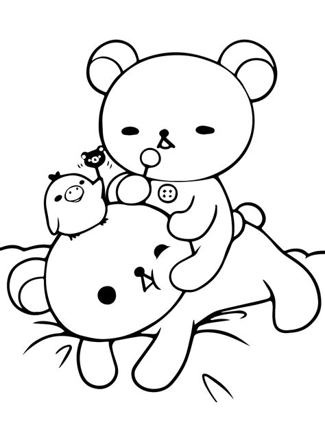 20+ Rilakkuma Coloring Pages - Free Printable PDF & Online Coloring