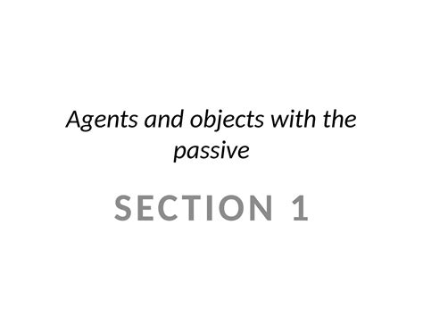 Image result for Passive Form Examples