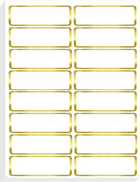 Paper Labels Blank Plain Self Adhesive Paper Sticker Labels Size 50mm x ...