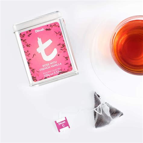 Buy Dilmah Rose with French Vanilla Tea in Tin Caddy - 20 Luxury Tea ...