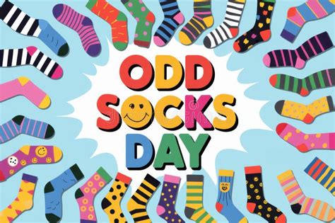 Odd Socks Day Celebration - Quirky and Colorful Mismatched Socks ...