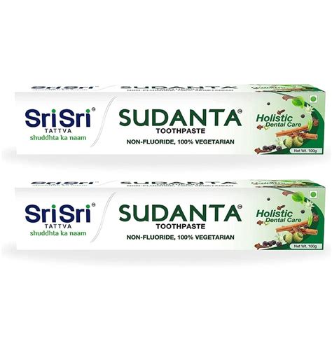 Buy Sri Sri Tattva Sudanta Herbal Toothpaste - All Natural, Fluoride ...