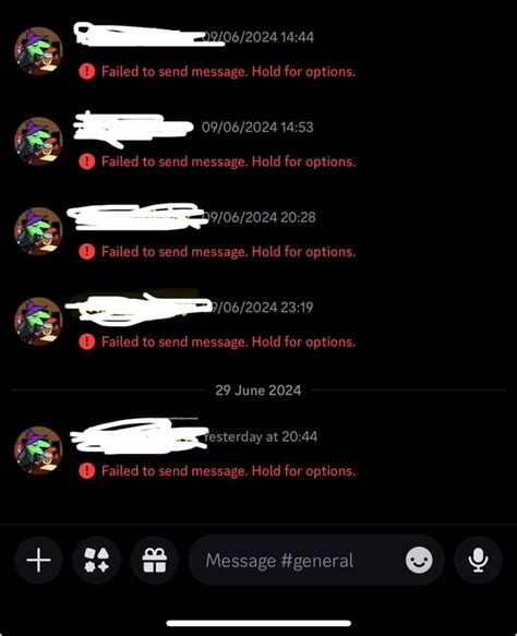 Image result for Discord Error to Send Message