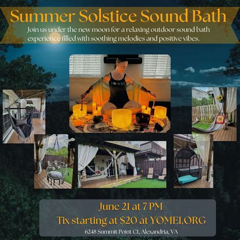 Summer Solstice Sound Bath (Outdoors), 6248 Summit Point Court ...