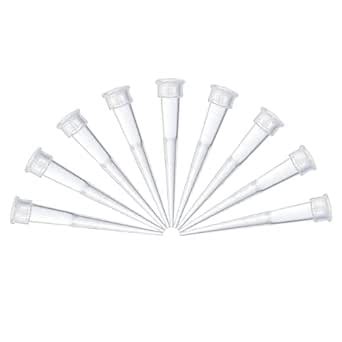 FOUR E'S SCIENTIFIC 30pcs 10ul Pipette Tips Microchemical Disposable ...