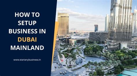 How to Setup Business in Dubai Mainland from India | SAB