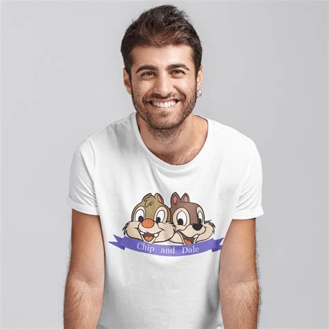 CHIP N DALE Color White Melange Grey Black – dmonkeyfamily