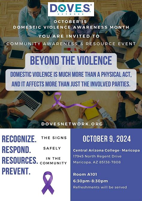 Domestic Violence Awareness Month: Beyond the Violence (Maricopa), CAC ...