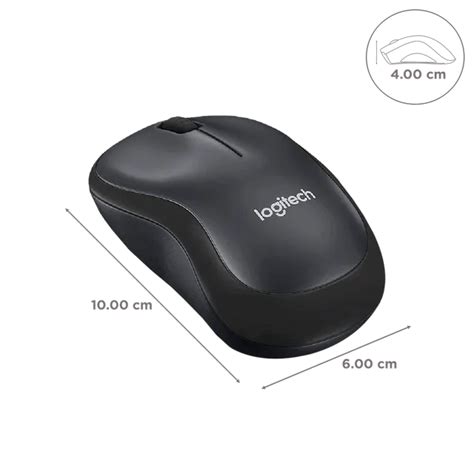 logitech M221 Wireless Optical Mouse with Silent Click Buttons (1000 D ...