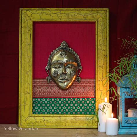 Tribal Prince Mask on Frame – Yellow Verandah