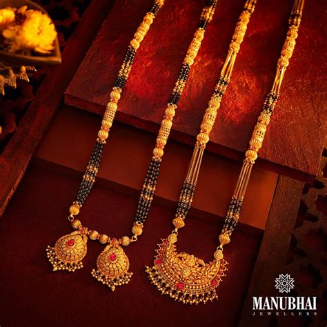 Buy Gold Mangalsutra Online at Manubhai Jewellers