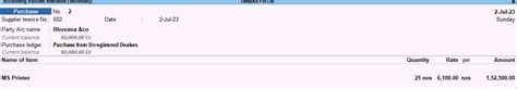 Modified Voucher Report - [Date Range] in Tally Prime