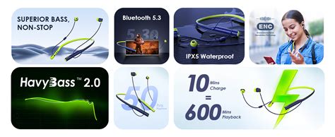 Oraimo Necklace 4 Bluetooth Neckband Wireless in Ear Earphones Deep ...