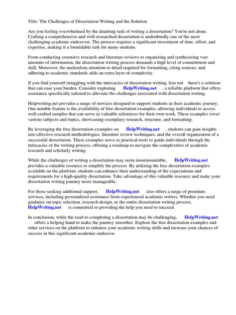 Dissertation Examples 的图像结果