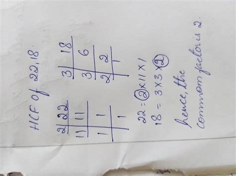 h.c.f of 22, 18 and h.c.f of 48,24 - Brainly.in