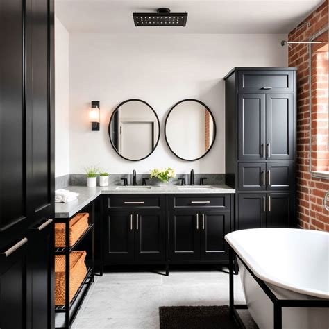 25 Bathrooms with Black Cabinets To Upgrade Your Design
