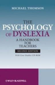 The Psychology of Dyslexia: Buy The Psychology of Dyslexia by Thomson ...