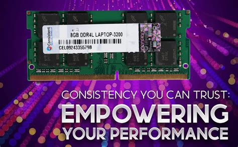 Consistent 8GB DDR4 RAM 3200Mhz Laptop RAM, Plug-and-Play, No Addition ...