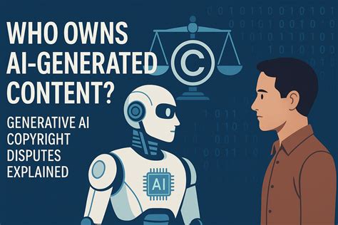 Who Owns AI-Generated Content? Generative AI Copyright Disputes Explained