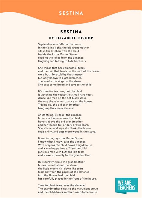 Different Types Of Poems