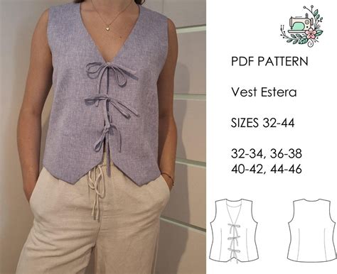 Image result for Vest Pattern Sewing