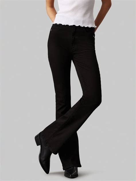 Calvin Klein Jeans Skinny Bootcut Jeans, Black, 26S