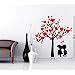 Decals Design 'Heart Shaped Leaves with Loving Couple' Wall Sticker ...