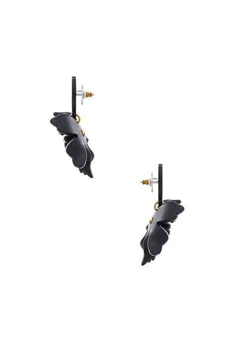 Lele Sadoughi Daffodil Earrings in Jet | REVOLVE