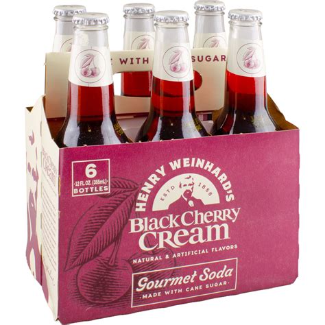 Henry's Black Cherry Cream Gourmet Soda 12 oz Bottles - Shop Soda at H-E-B