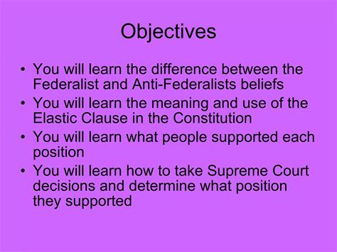 Federalist Vs | PPT