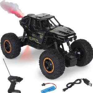 Tenmar Smoke Controlled Rock Crawler RC Monster Truck BLK7R - Smoke ...