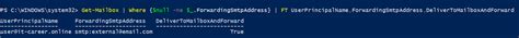 PowerShell Mail Forwarding Rules 的图像结果
