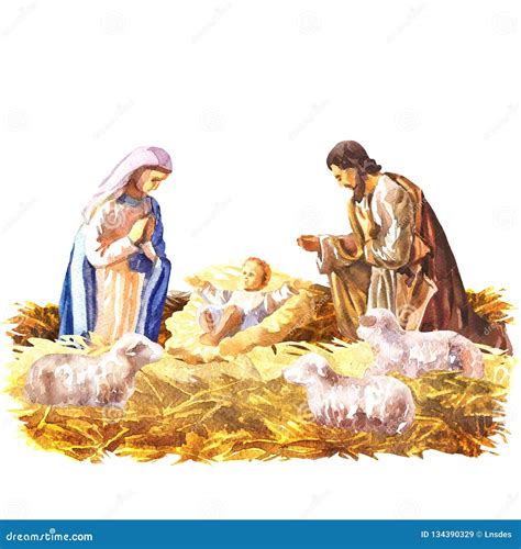Mary And Jesus Manger