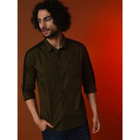 Buy Campus Sutra Men Solid Stylish Casual Shirts Online