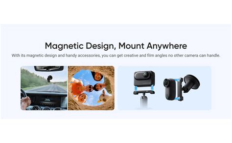 insta360 GO 3S 4K Tiny Portable Vlogging Camera