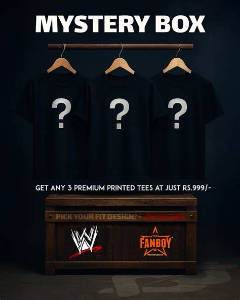WWE Mystery Box Sale | Surprise WWE T-Shirts Online in India ...