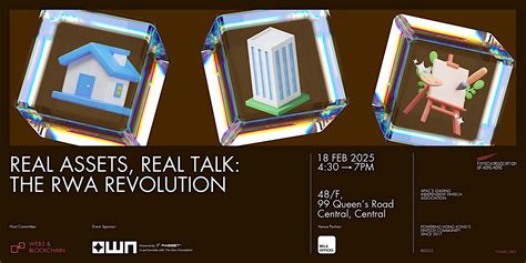 Real Assets, Real Talk: The RWA Revolution, The Center, 99 Queen's Road ...