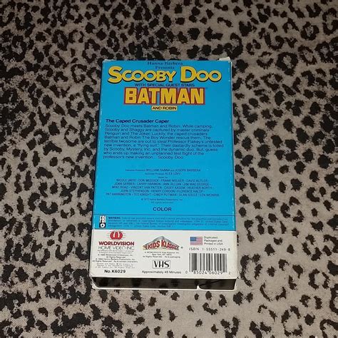 Scooby Doo Meets Batman VHS Vintage Cartoons 1970s Campy - Etsy India