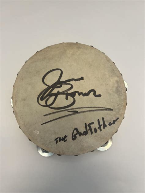 James Brown signed tambourine | EstateSales.org