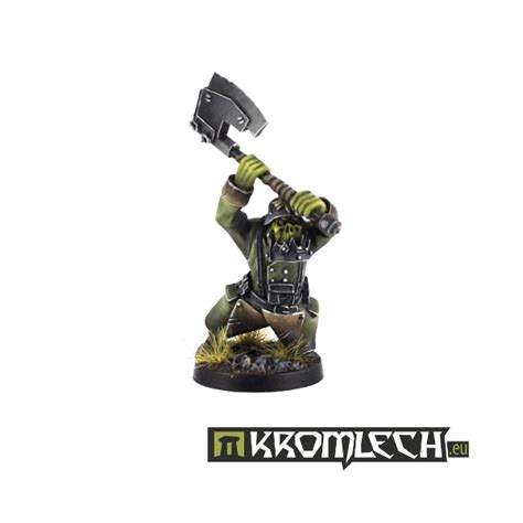 Acheter Orc with Two-Handed Axe - Jeu de figurines - Kromlech