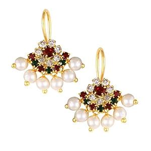 VFJ VIGHNAHARTA FASHION JEWELLERY Women Maharastrian Bugadi Gold Plated ...