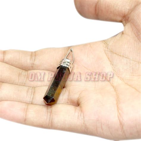 Tigers Eye Pencil Pendant| Buy online at best price in USA