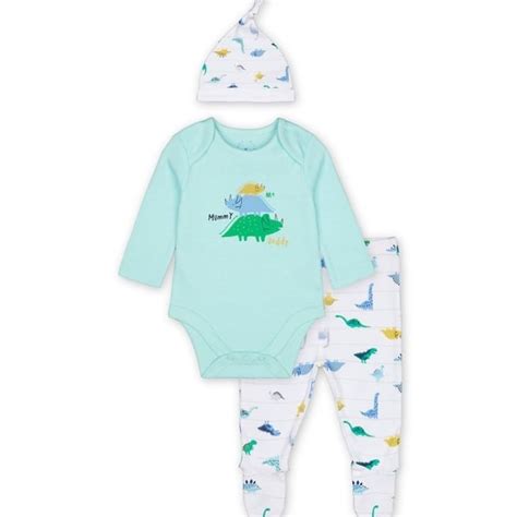 Buy Boys Full Sleeves 3 Piece Set Dino Print - Blue Online at Best ...