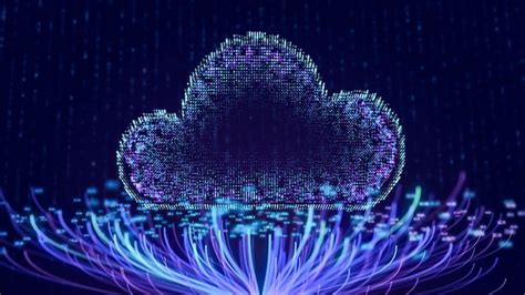 Cloud internet network technology with big data number node tree ...