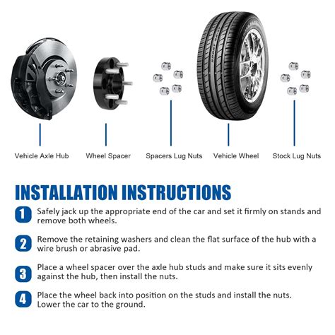 GAsupply ATV 4x110 Wheel Spacers, 1.5 inch Wheel Spacer Adapters 74mm ...